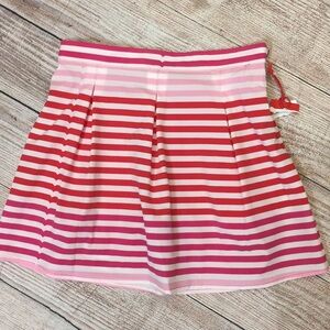 Hunter Striped Mini Pleated Skirt. Size 7/8